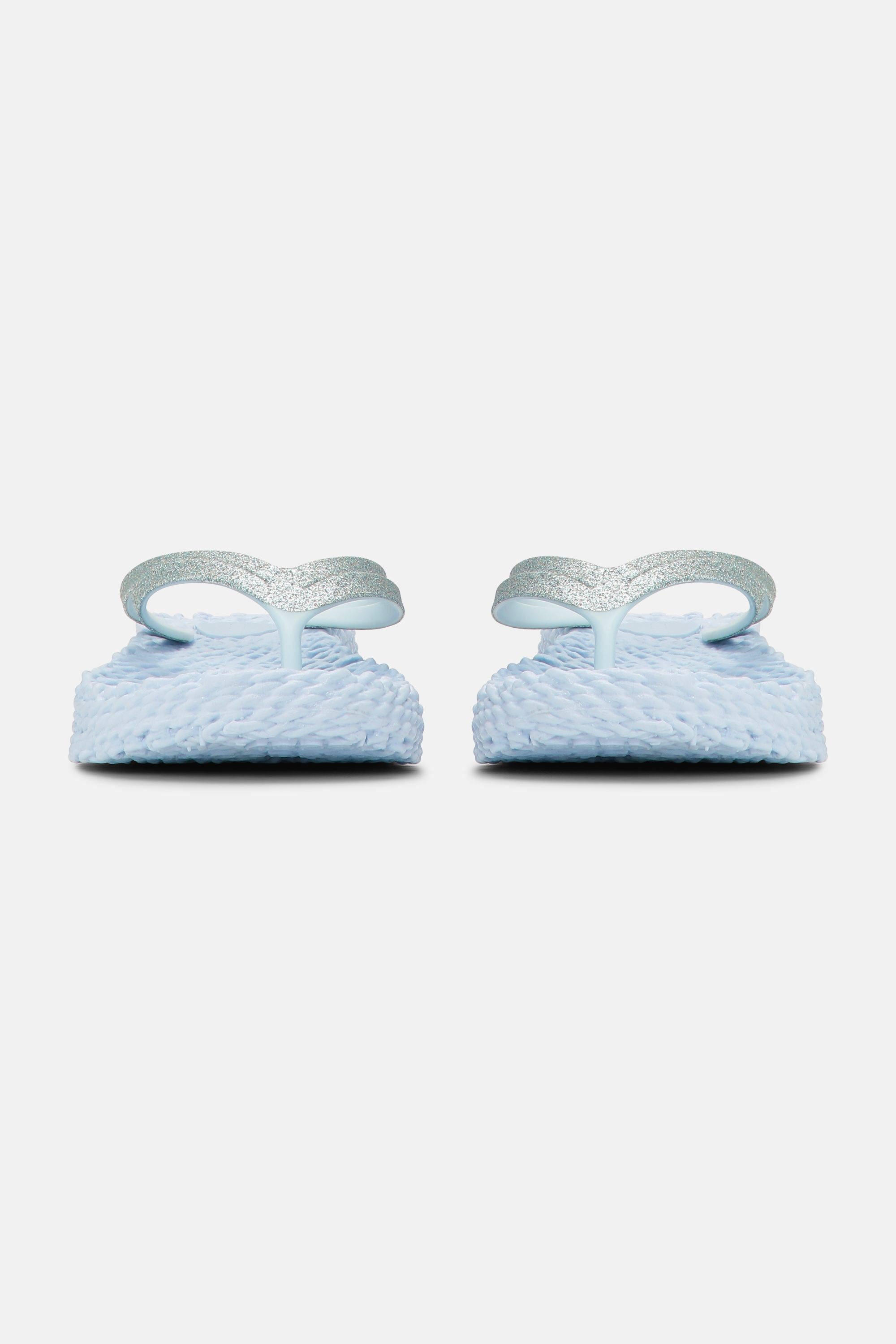 Plateau Flip-Flops Glitter - Blue Bell
